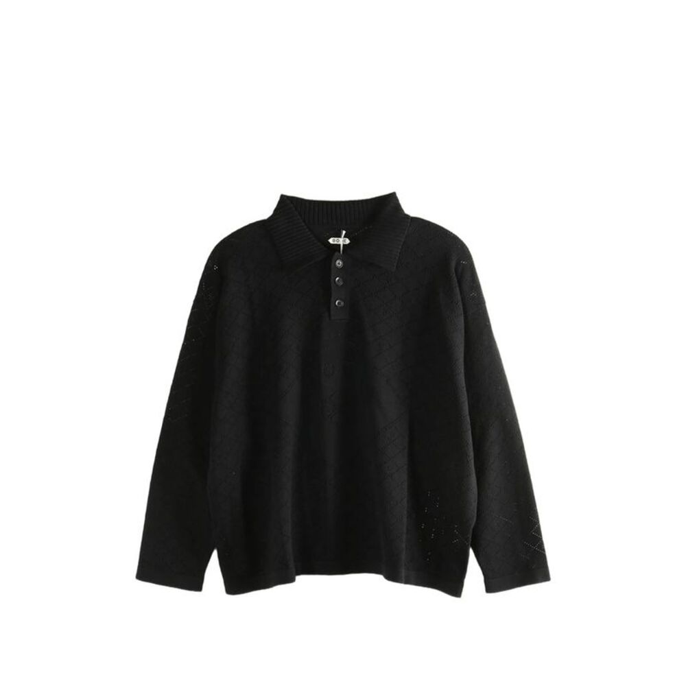 Bode Black Polo Shirts Men